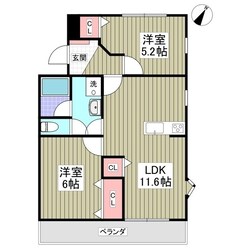 ジュネシオン・サカエの物件間取画像